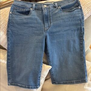 Levi's Blue Women's Shorts Bermudas